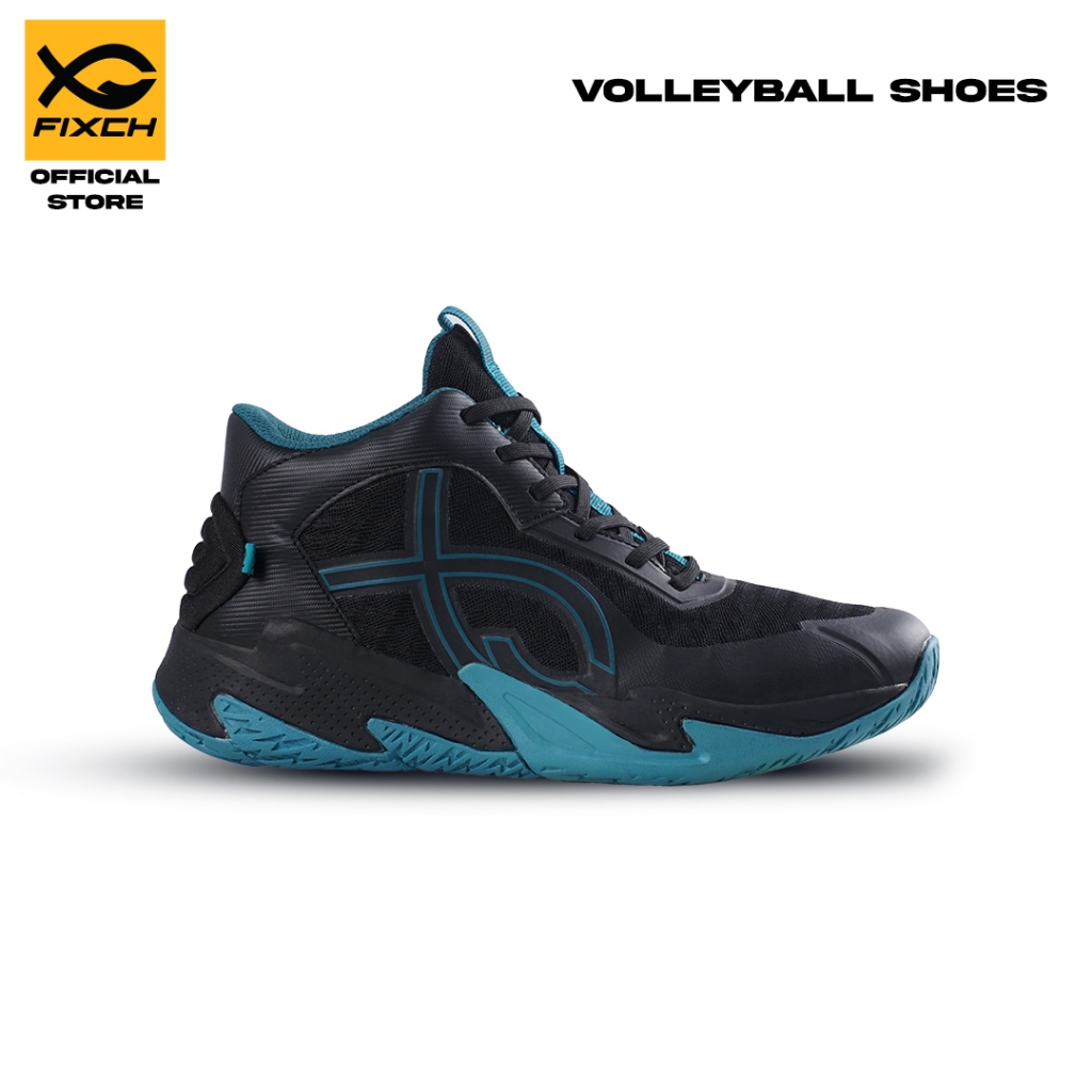 Sepatu Volley Fixch Oppus - Black/Alpine