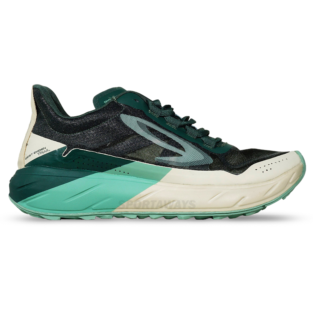 Sepatu Running 910 Geist Ekiden Trail - Hijau/Putih Gading