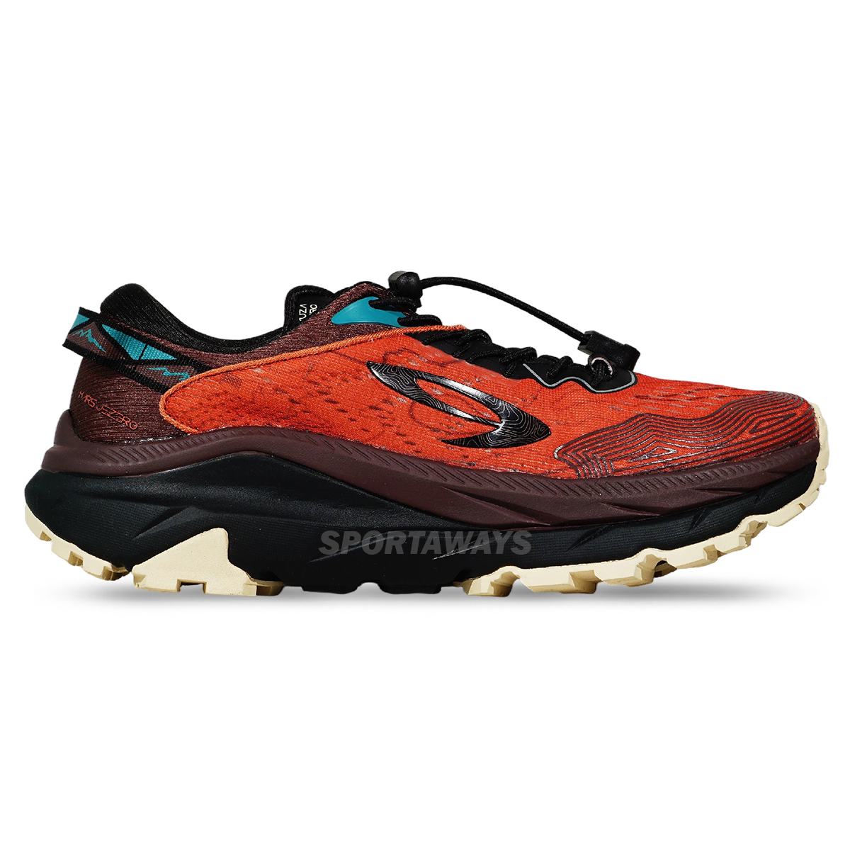 Sepatu Running 910 Yuza Mars Jezero - Merah-Bata/Hitam