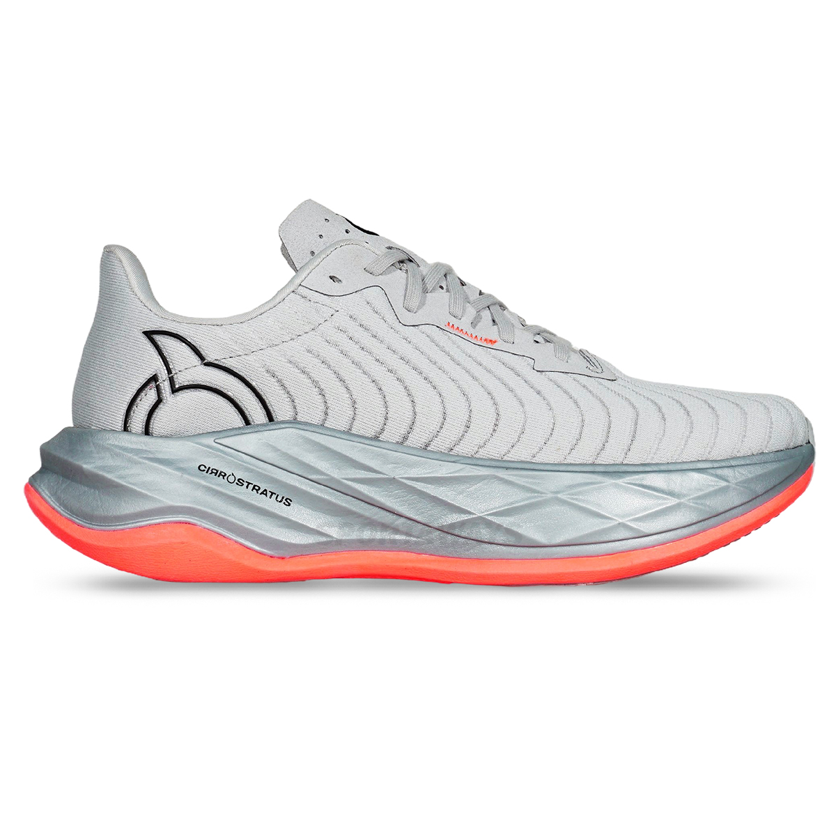 Sepatu Running Ortuseight Lunar - Silver/Ortrange