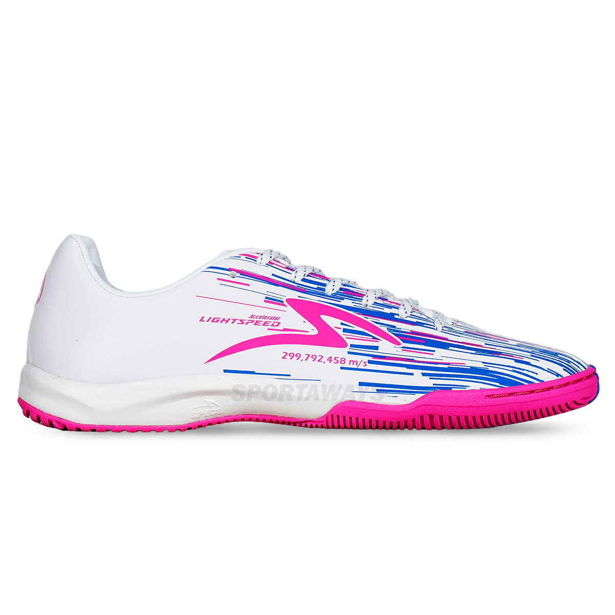 Sepatu Futsal Specs Lightspeed Reborn IN - White/Magnifico