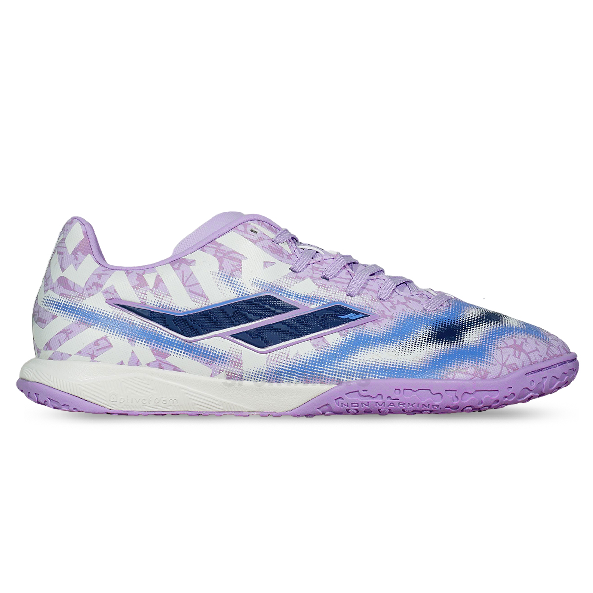 Sepatu Futsal Mills Xyclops Strikeblast Prime IN - Lavender/White/Navy