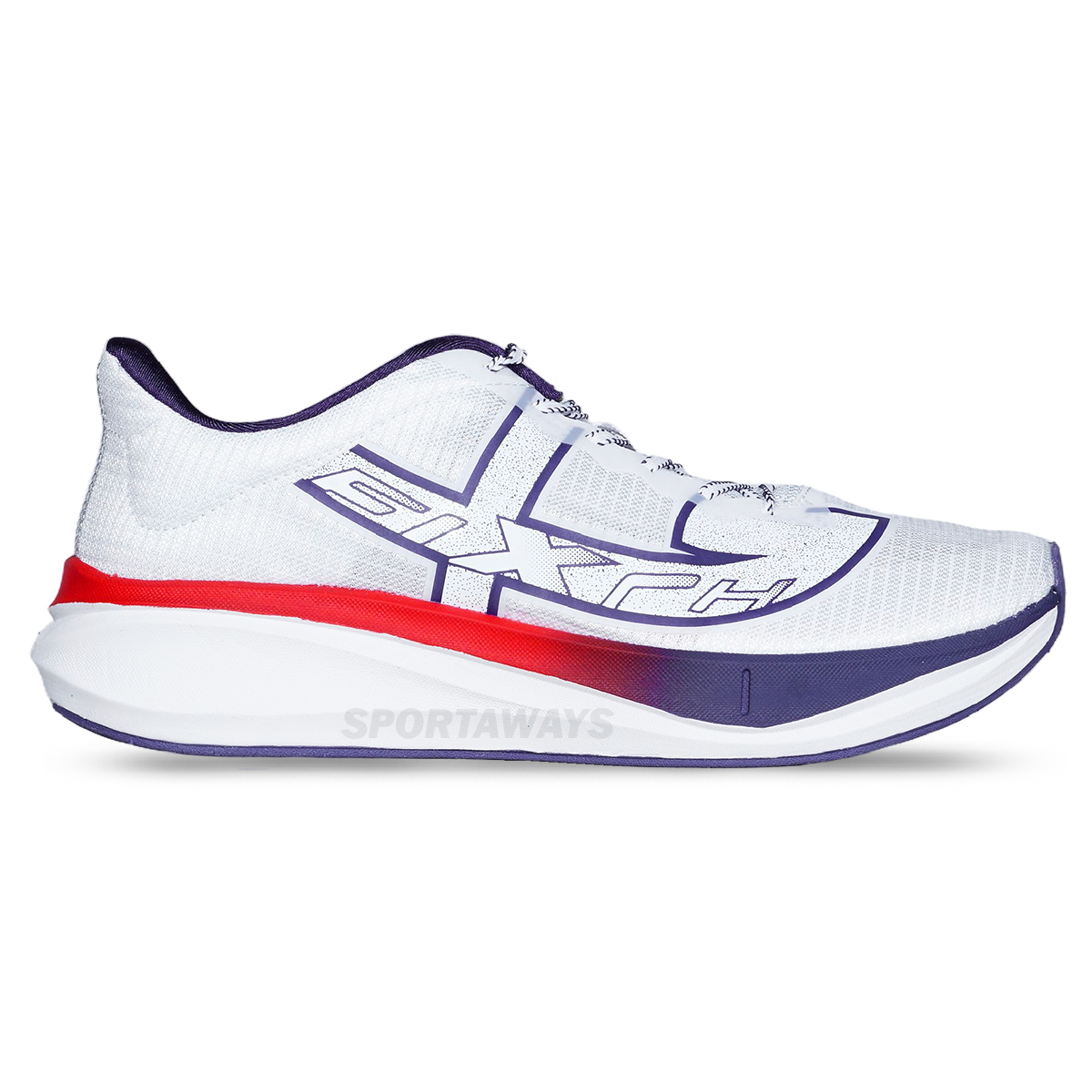 Sepatu Running Fixch Breeze 25 - White/Purple/Red