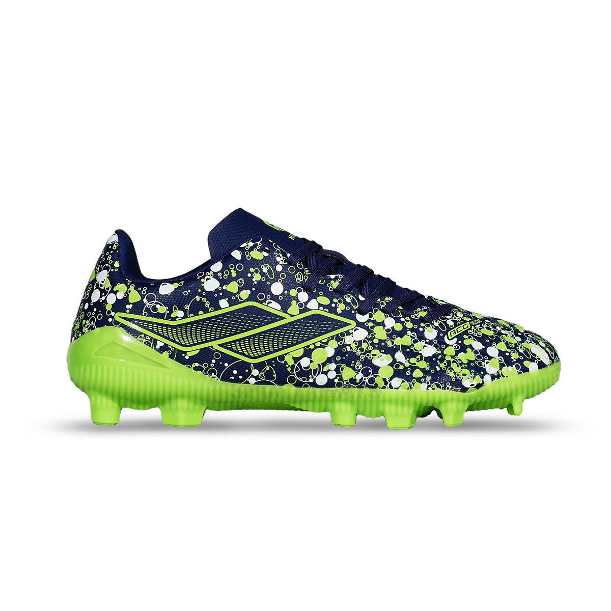 Sepatu Bola Anak Mills Oxy FG JR - Navy/Green