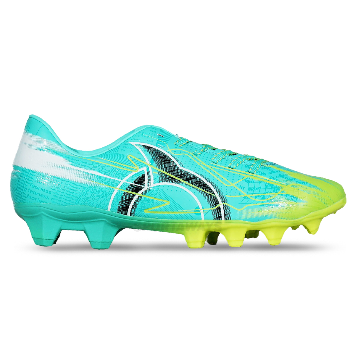 Sepatu Bola Ortuseight Catalyst Legion V5 FG - Aqua Lime