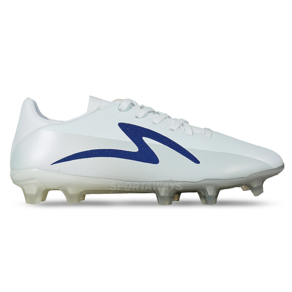 Sepatu Bola Specs Velocity Pure FG - White /Glacier Gray