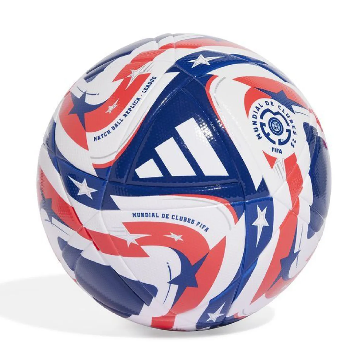 Bola Sepak Adidas Fcwc Lge JD3824 - White/Power Blue/Lucid Red