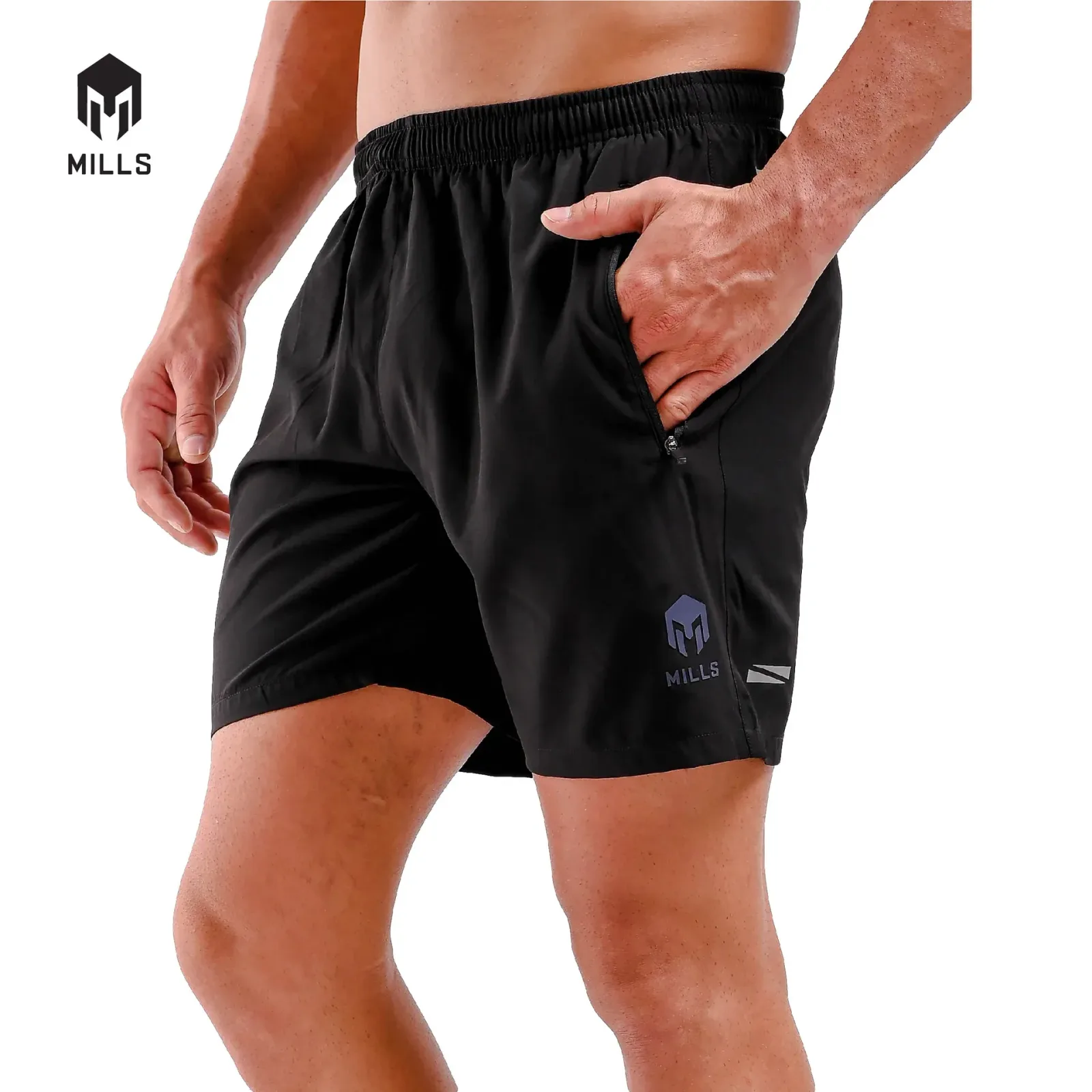 Celana Mills Liquid Short 6.0 - Black