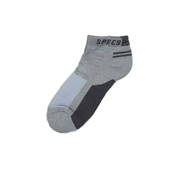 Kaos Kaki Specs Raid Ankle Socks - White/Light Grey