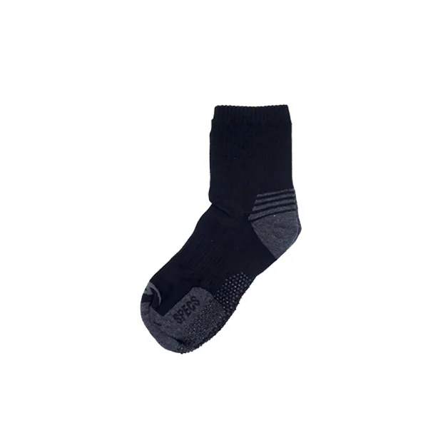 Kaos Kaki Specs Performance Quarter Socks - Black/Misty Grey