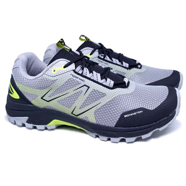 Sepatu Running 910 Yuza - Abu/Hijau Neon/Hitam