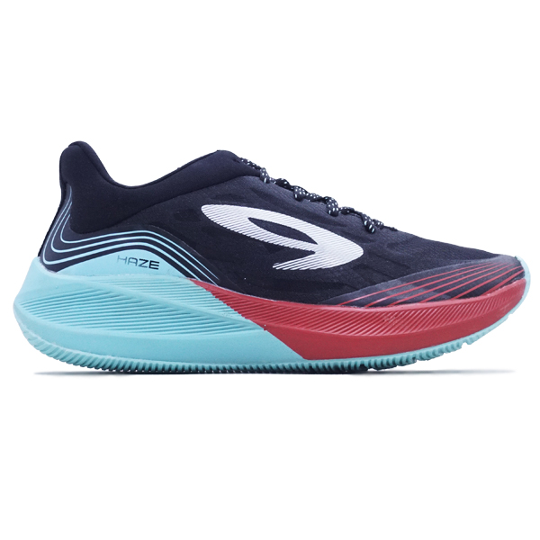 Sepatu Running 910 Haze Vision 1.0 - Hitam/Biru Muda/Merah