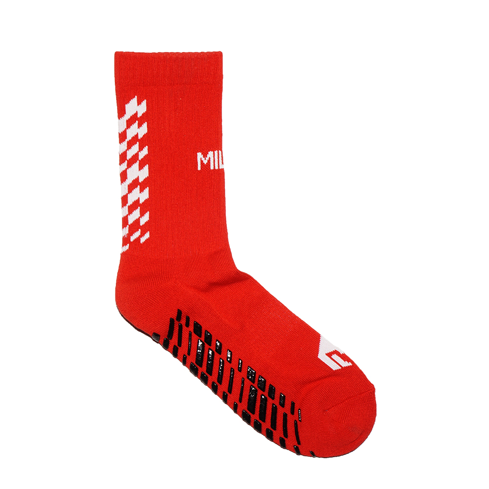 Kaos Kaki Mills Quarter Anti Slip Sock A1 2010 - Red