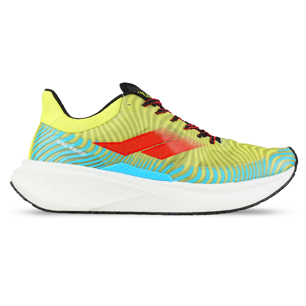 Sepatu Running Mills Enermax Dynaplate - Neon Green/White/Black
