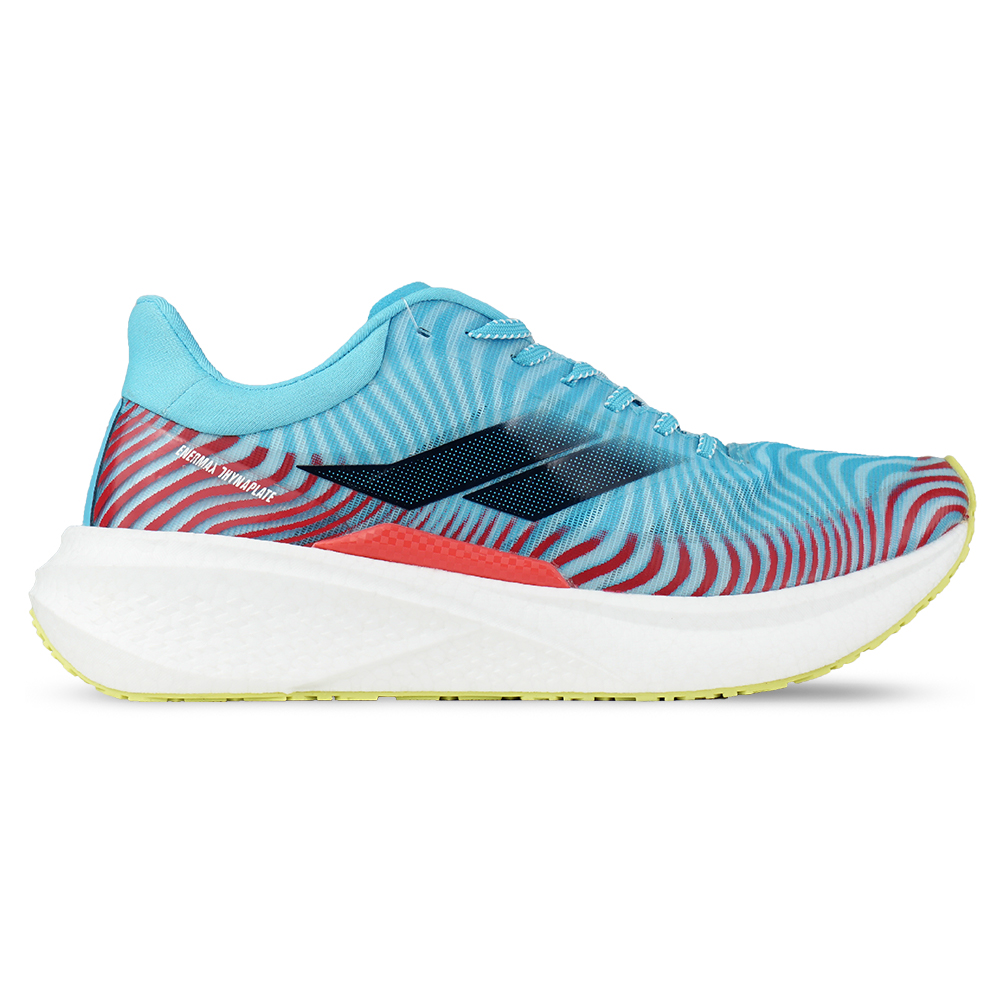 Sepatu Running Mills Enermax Dynaplate - Lt Blue/White/Neon