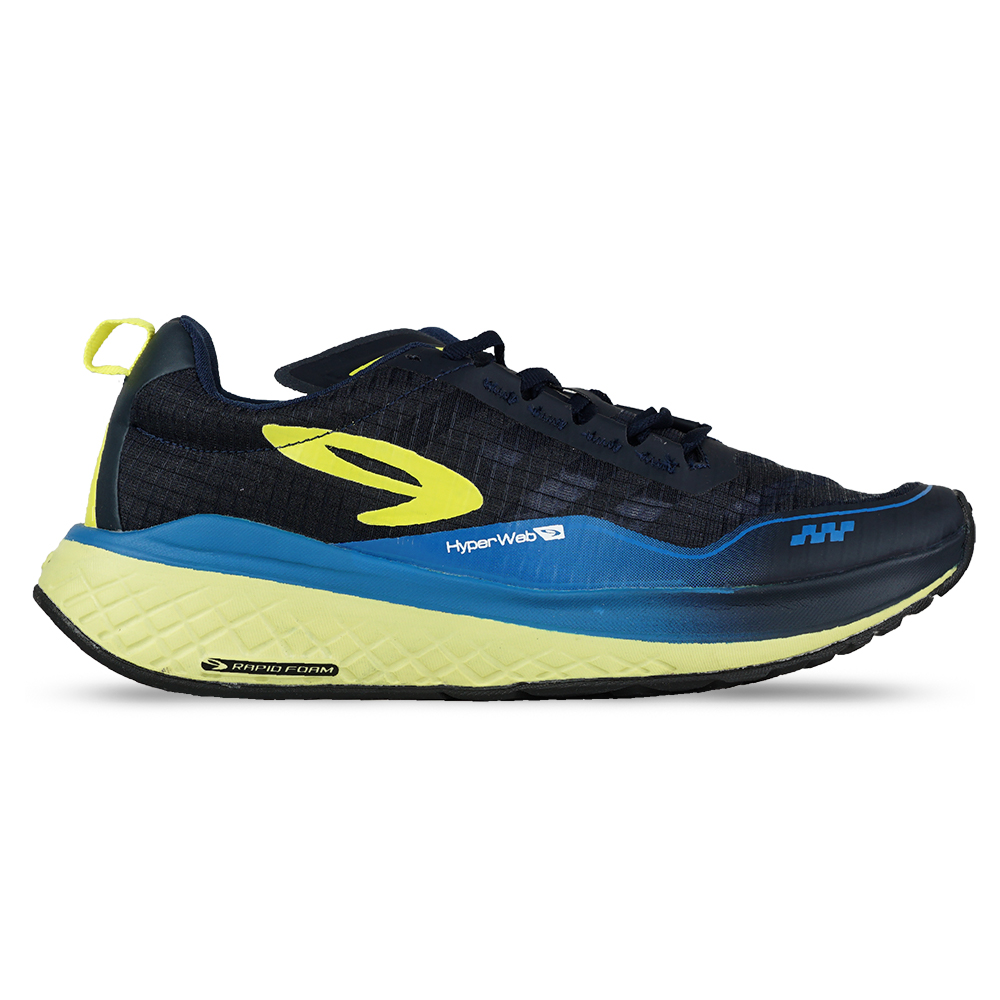 Sepatu Running 910 Ultra Ekiden 1.0 - Hitam Iris/Hijau Neon/Biru Md