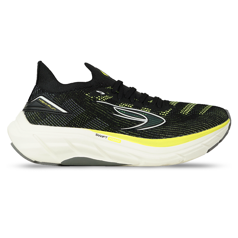 Sepatu Running 910 Kishi Run 2.0 - Black/Sulphur Spring/Egret/Charcoal Gray/Palom
