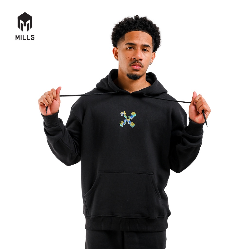 Hoodie Mills Cross 2.0 31006 - Black