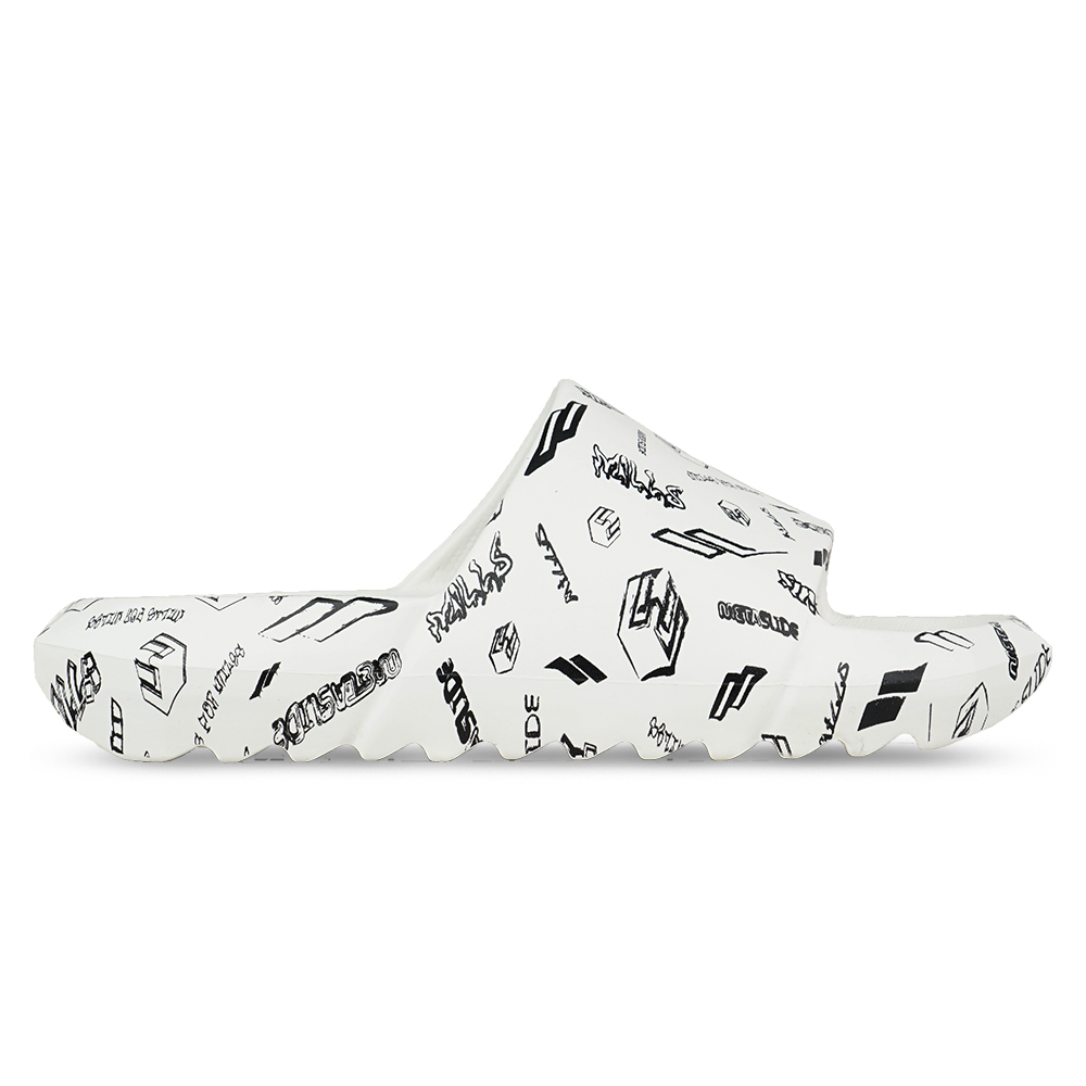 Sandal Mills Metaslide Graffiti - White/Black