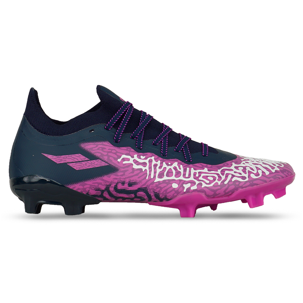 Sepatu Bola Mills Triton Genome Elite FG - Purple/Dk Navy/White