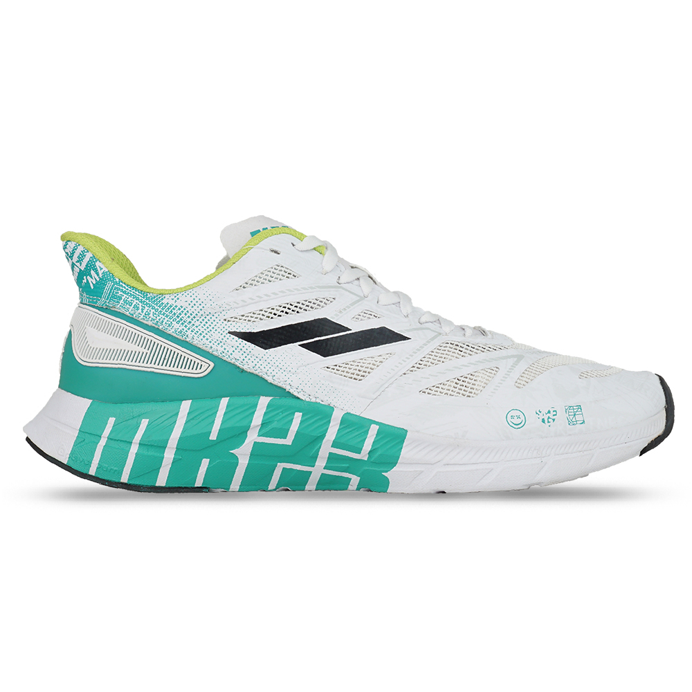 Sepatu Running Mills Treximo Saga V2 MK II - White/Spectra Green/Black