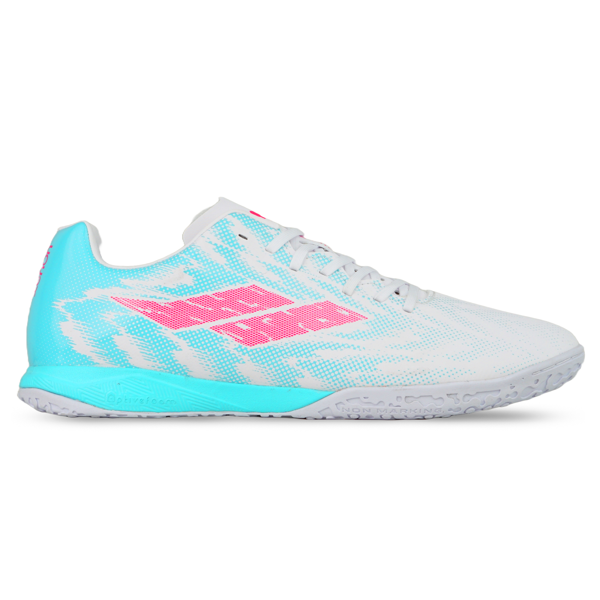 Sepatu Futsal Mills Xenon IN - White/Turquoise