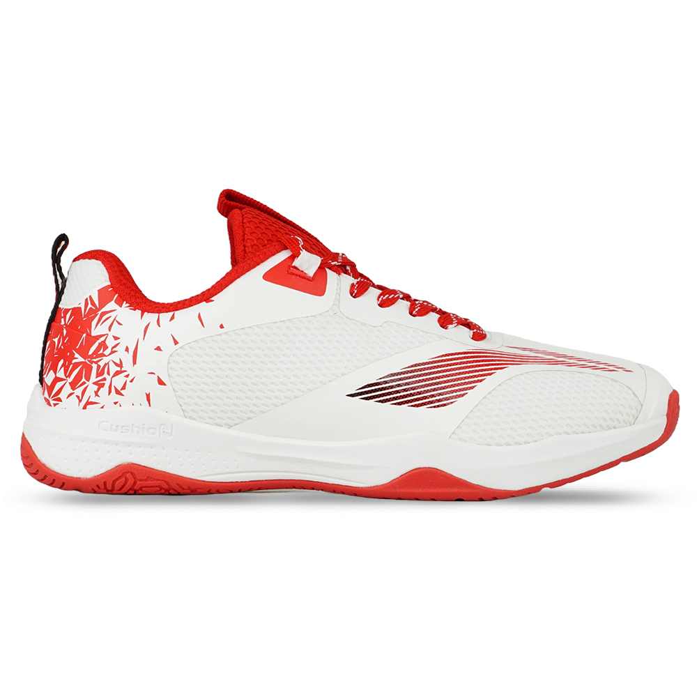 Sepatu Badminton Li-Ning Hypersonic AYTT051-6 - White/Red