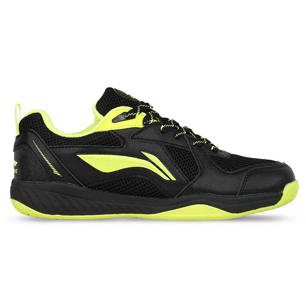 Sepatu Badminton Li-Ning Ultra III AYTS069-6 - Black/Lime