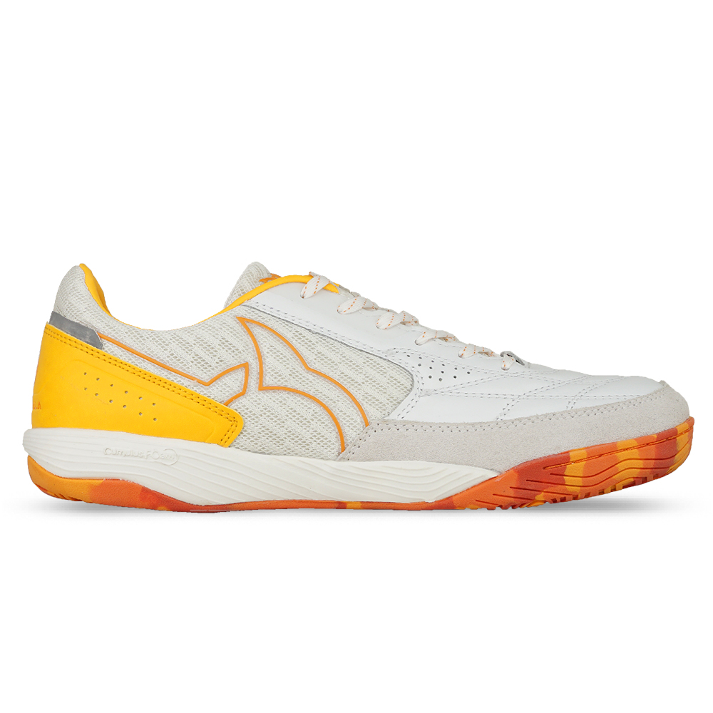 Sepatu Futsal Ortuseight Jogosala Vanquish - White/Mustard/Ortange