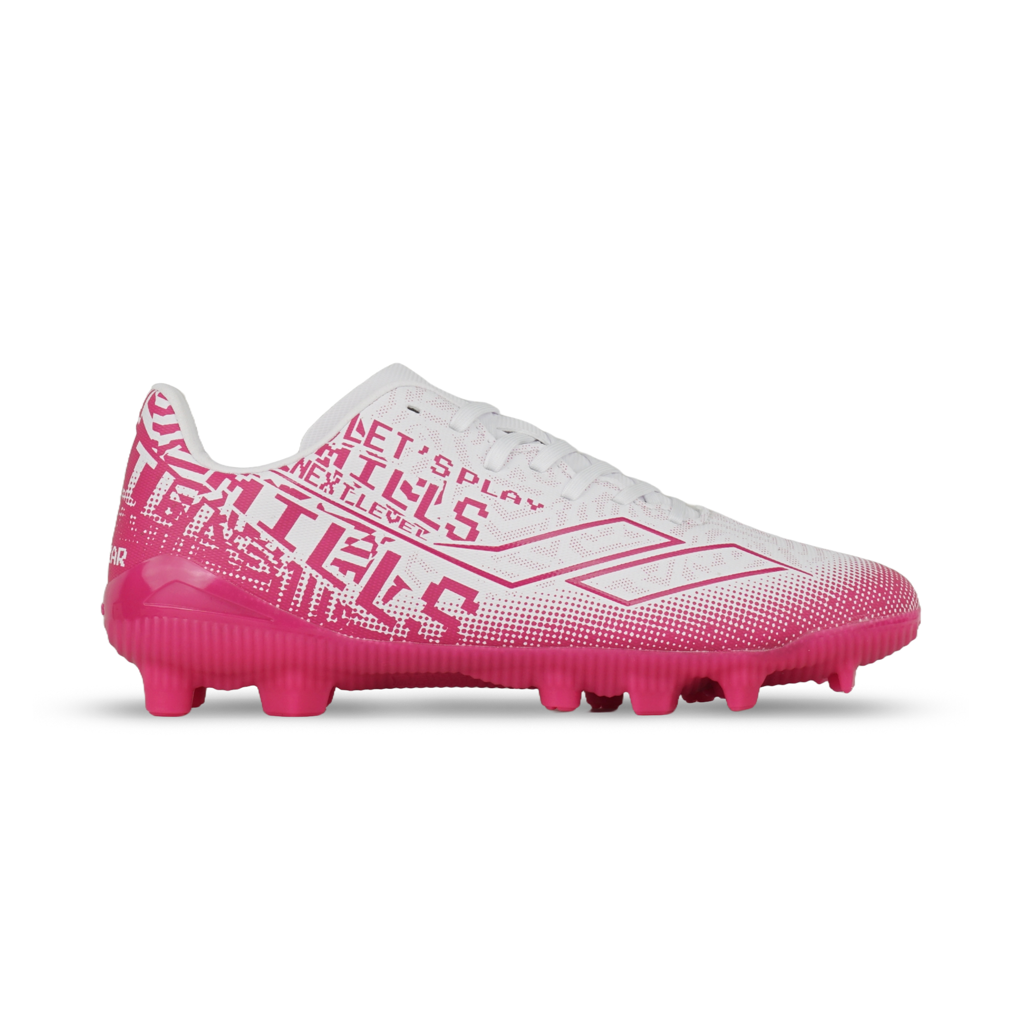 Sepatu Bola Anak Mills Blazar FG Jr - White/Magenta