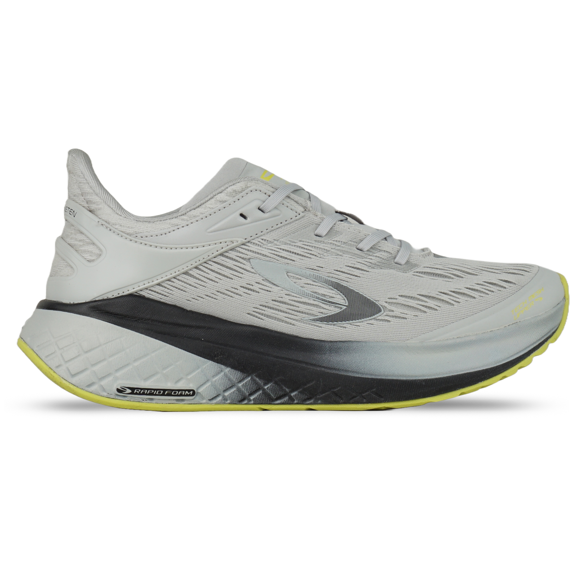 Sepatu Running 910 Kanzaki 1.0 - Abu Hitam/Lime