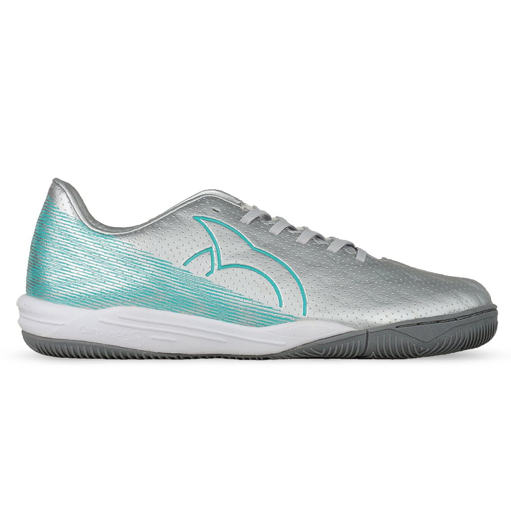 Sepatu Futsal Ortuseight Forte Ascalon IN - Silver/Teal