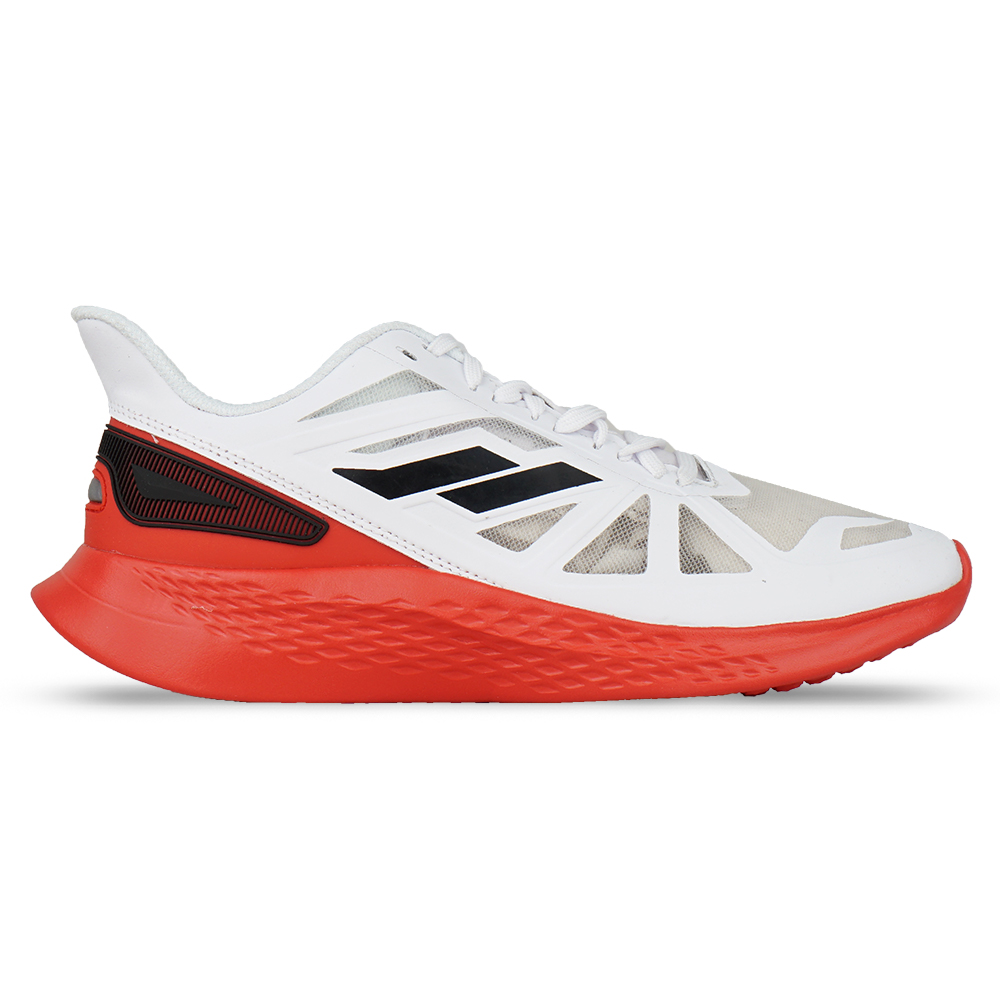 Sepatu Running Mills Treximo Saga - White/Black/Red