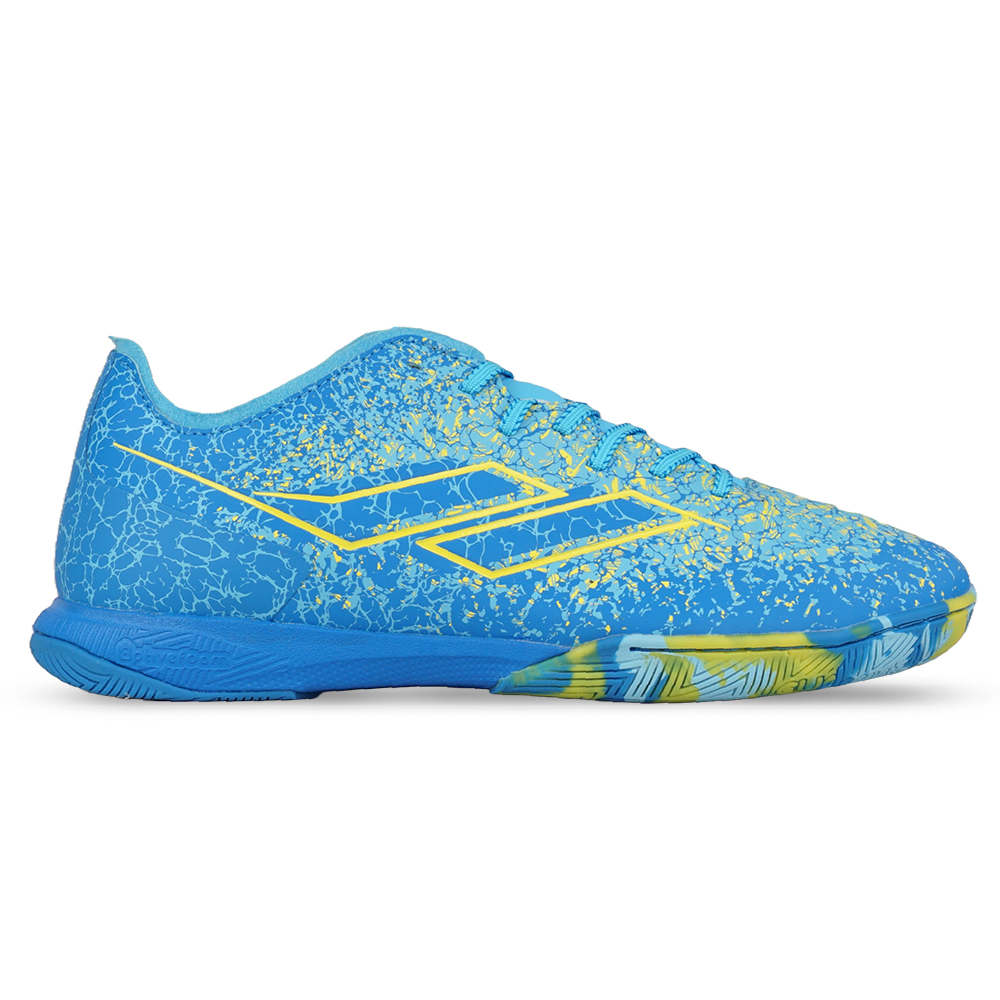 Sepatu Futsal Mills Xyclops Inferno IN - Lt.Blue/Blue/Yellow