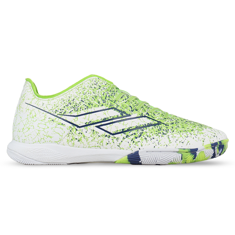 Sepatu Futsal Mills Xyclops Inferno IN - Green/White/Navy