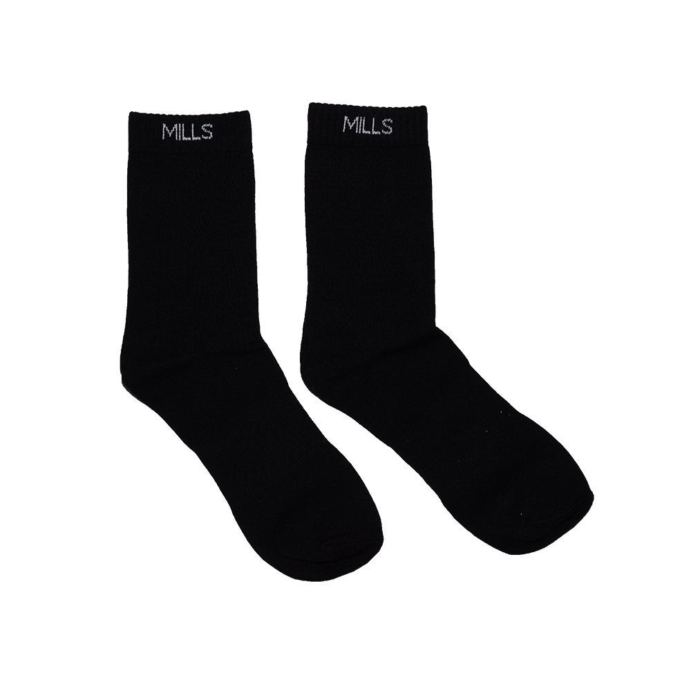 Kaos Kaki Mills Quarter Socks A1 2008 - Black
