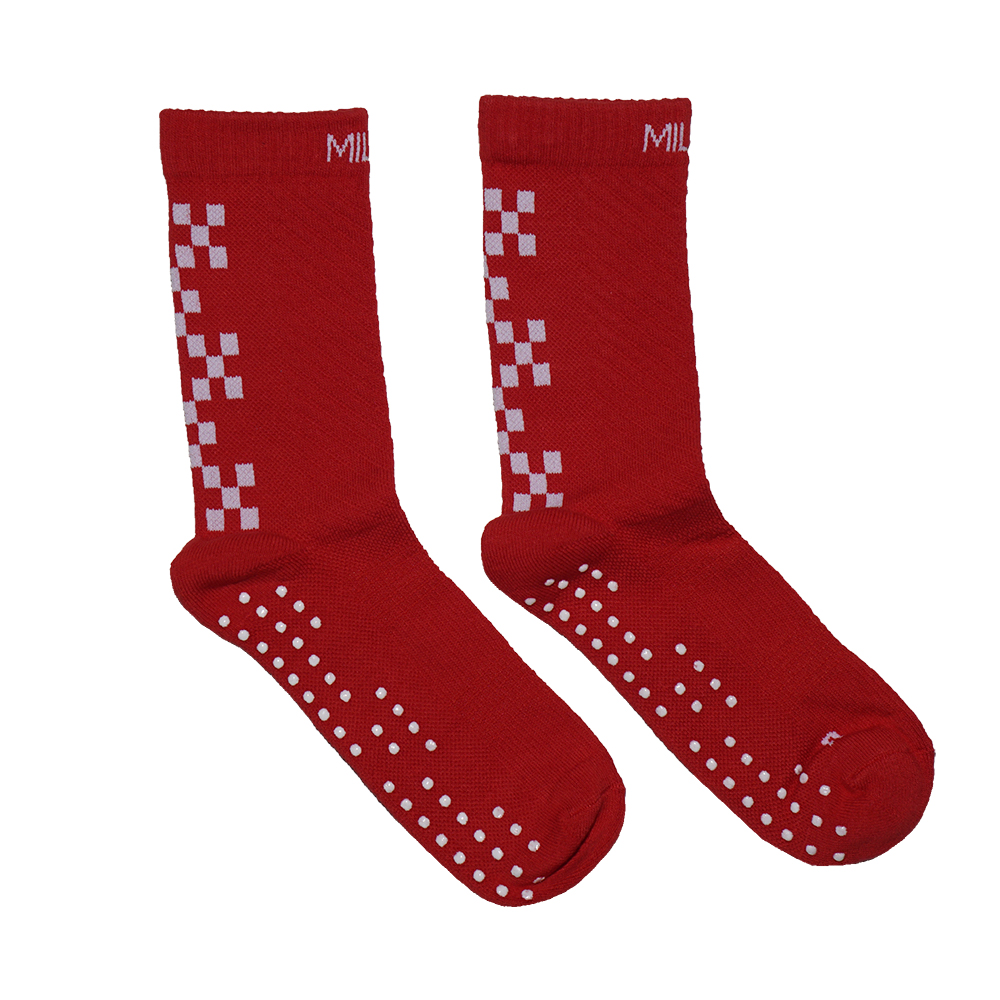 Kaos Kaki Mills Quarter Anti Slip Sock 2.0 A1 2014 - Red