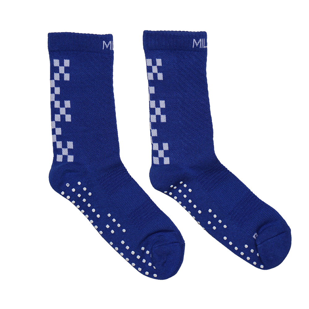 Kaos Kaki Mills Quarter Anti Slip Sock 2.0 A1 2014 - Blue