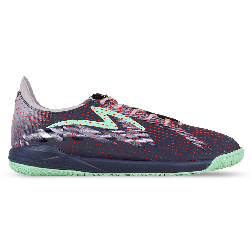 Sepatu Futsal Specs Preface 2 IN - Noir Blue/Stonewash/Poinsettia