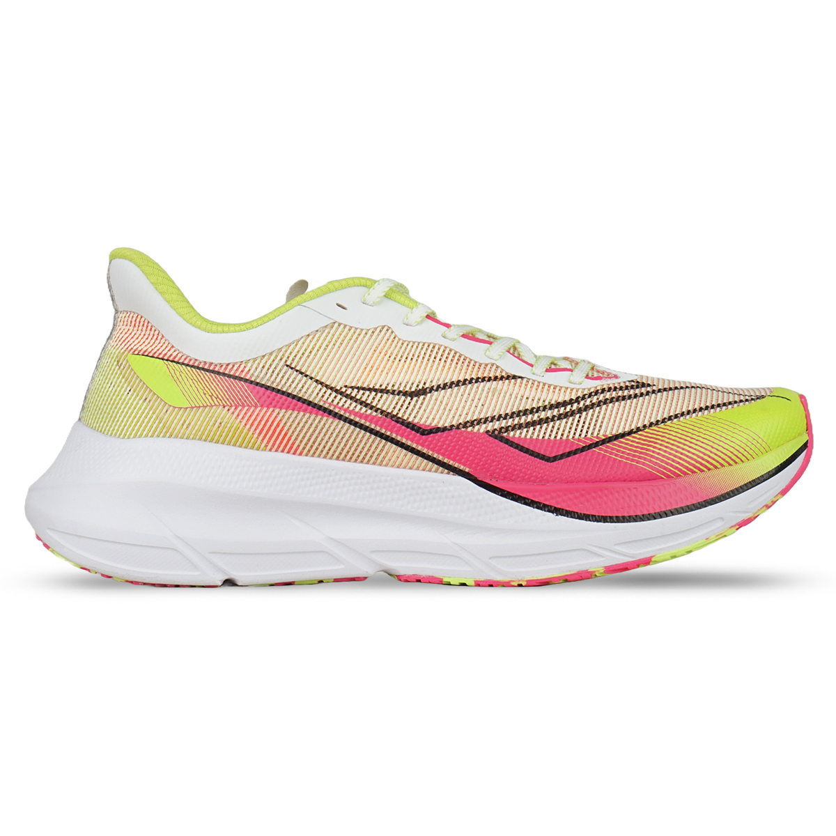 Sepatu Running Mills Enermax Tycoon - Magenta/White/Neon.Green