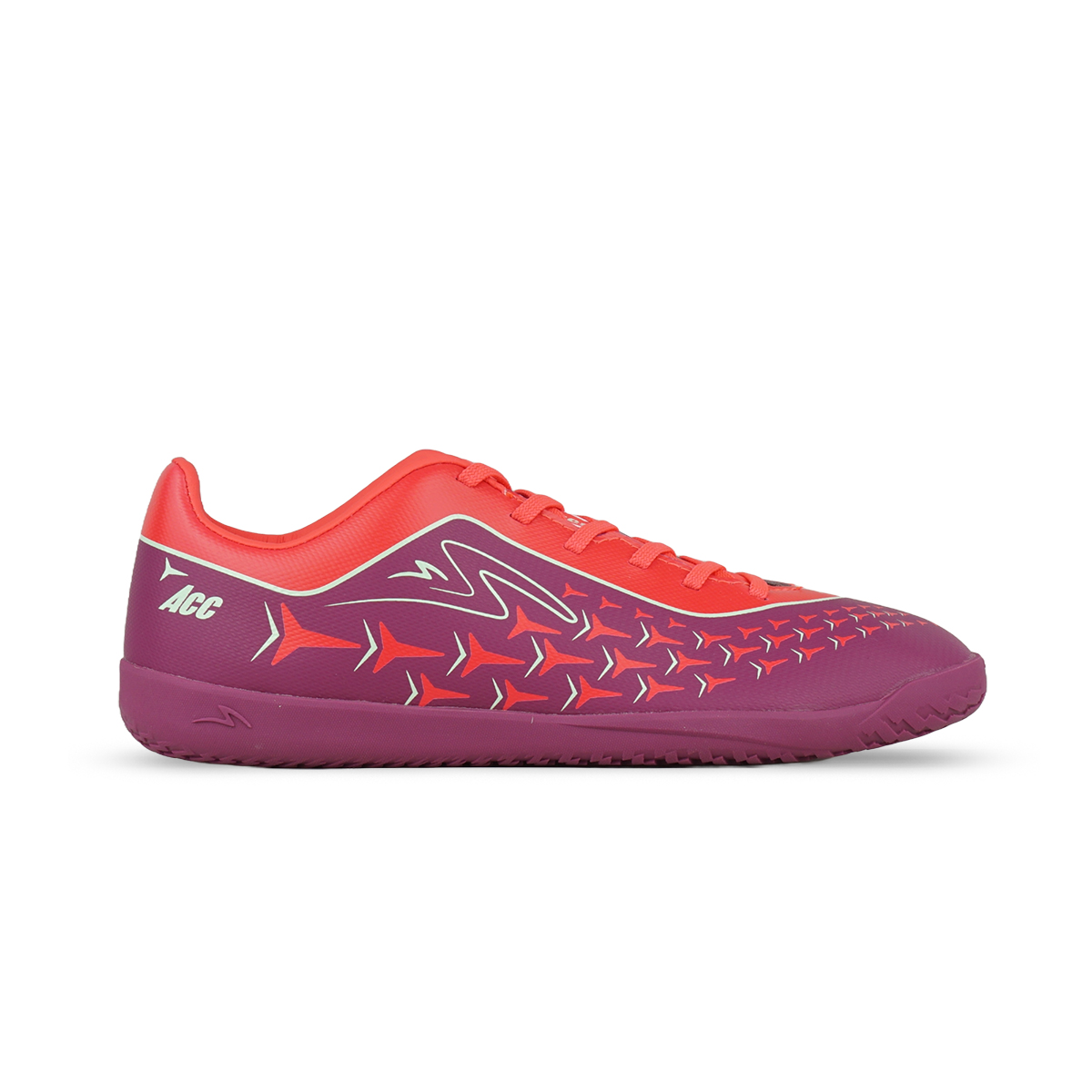 Sepatu Futsal Anak Specs Accelerator Alphaform JR IN - Purple Wine/Diva Pink/Mushy Mint