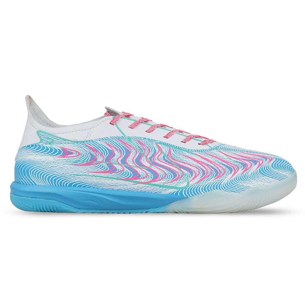 Sepatu Futsal Specs Reacto Deviant Pro IN - White/Pink/Desire Blue