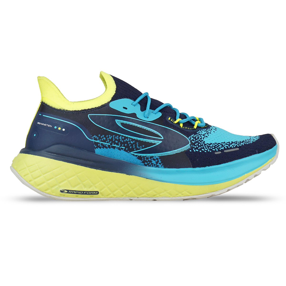 Sepatu Running 910 Hanna 2.0 Biru/Hijau-Neon