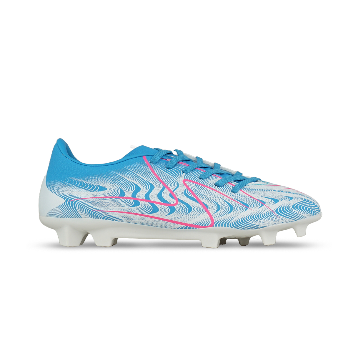 Sepatu Bola Anak Specs Reacto Deviant JR FG - White/Desire Blue