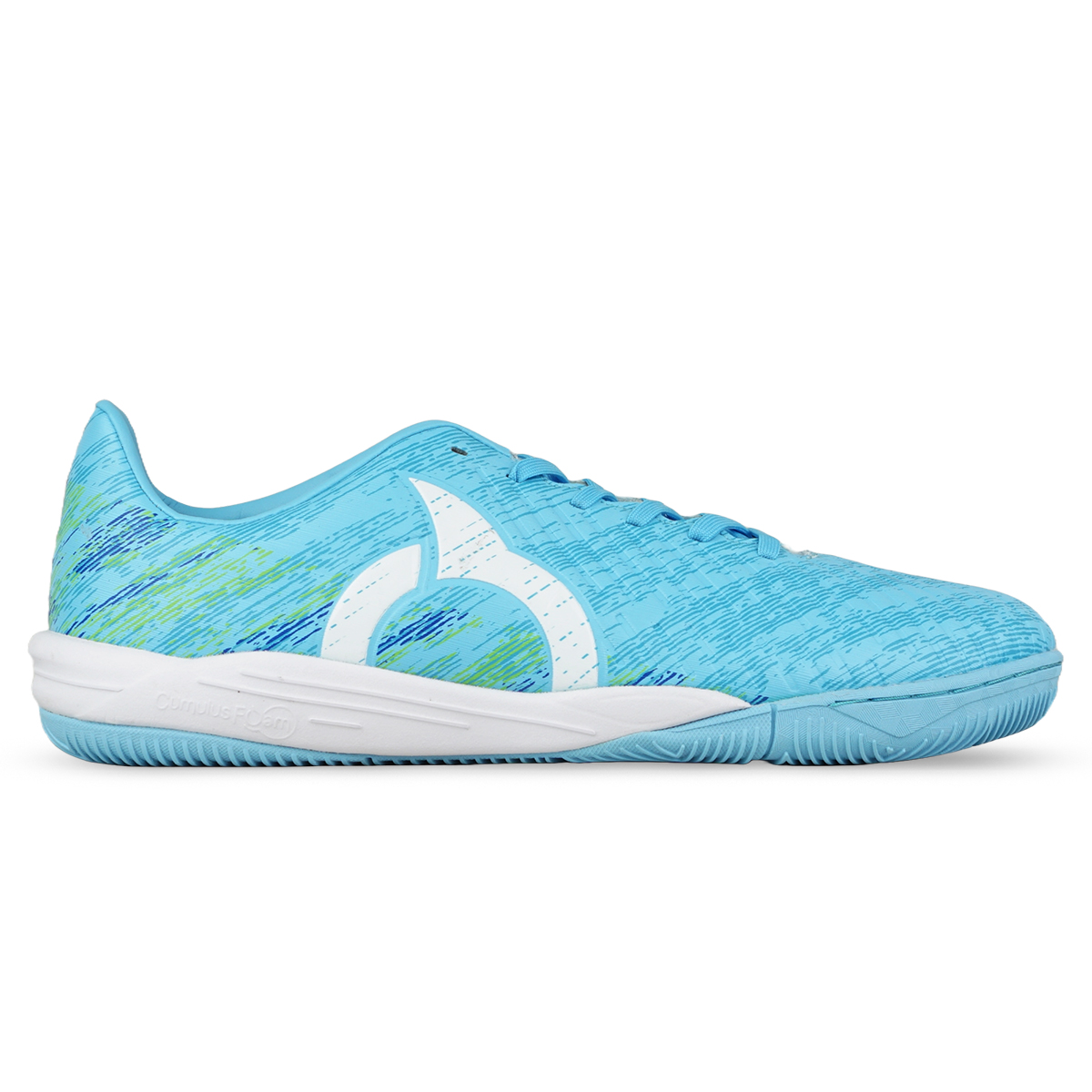 Sepatu Futsal Ortuseight Forte Vantage V2 IN - Cyan/White