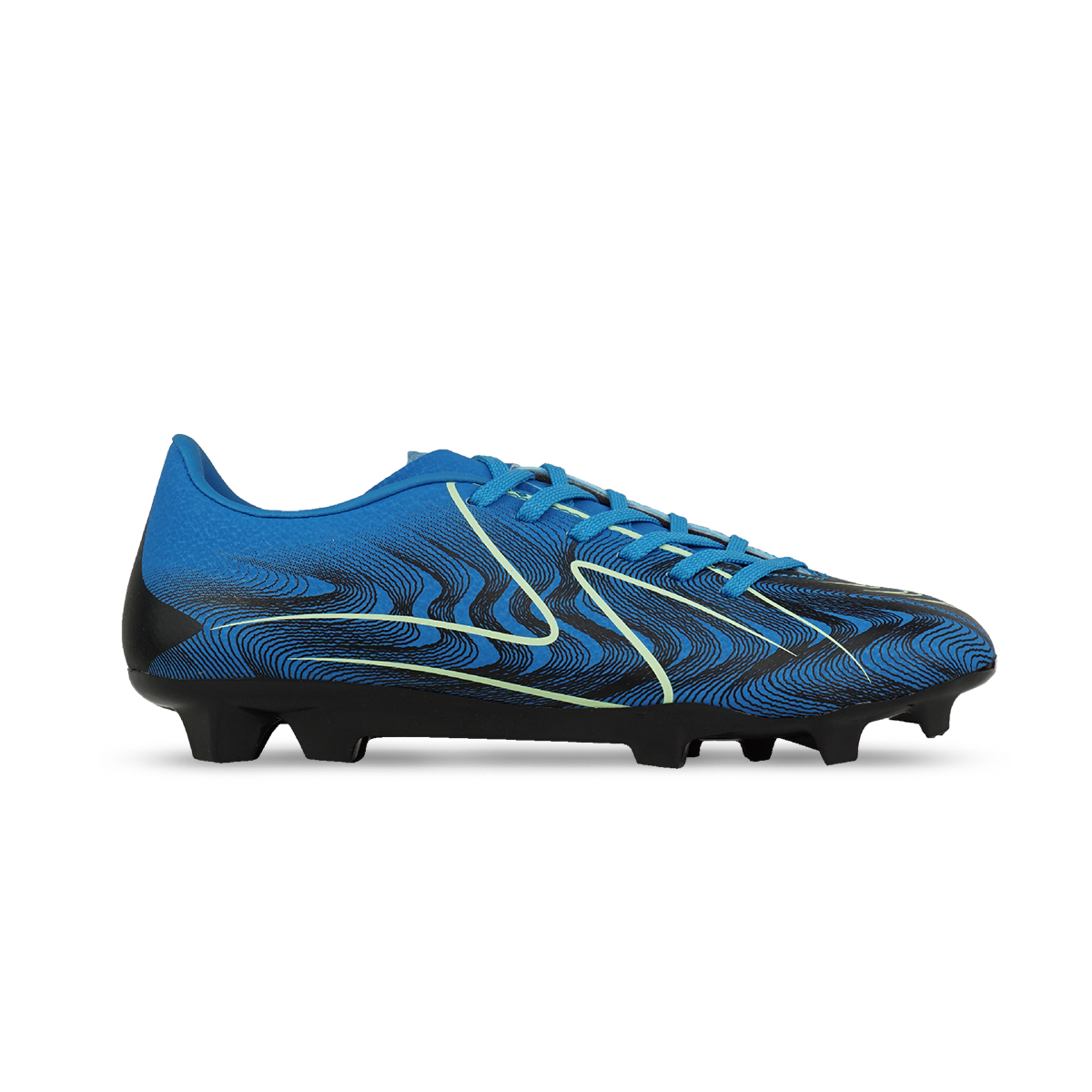 Sepatu Bola Anak Specs Reacto Deviant JR FG - Black/Patina Green/Metro Blue