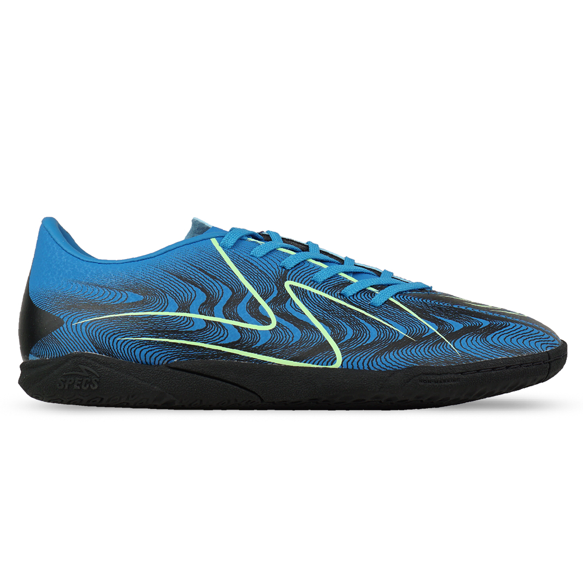 Sepatu Futsal Specs Reacto Deviant Core IN - Black/Patina/Green/Metro Blue