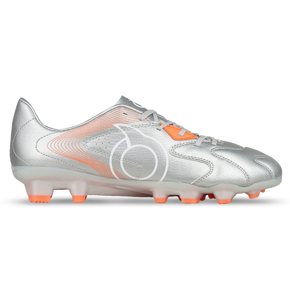 Sepatu Bola Ortuseight Olympico V3 FG - Silver/Peach