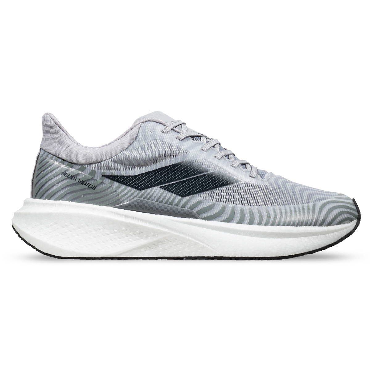 Sepatu Running Mills Enermax Dynaplate - Lt.Grey/White/Black