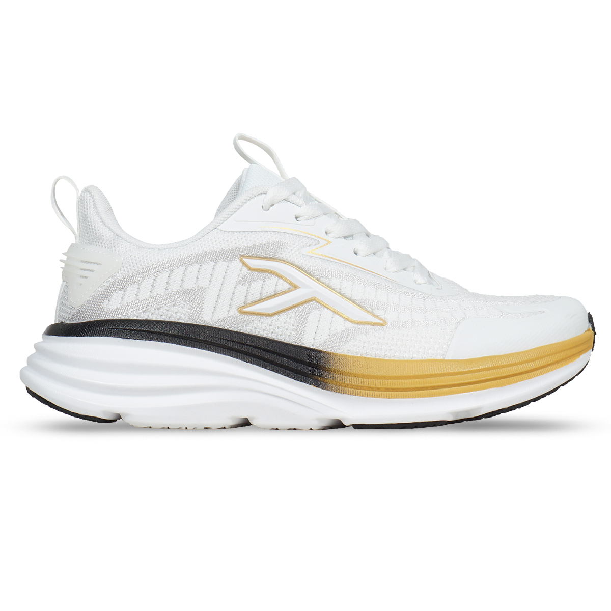 Sepatu Running Hundred Softstride HRFS-4M140-1 - White/Gold/Black